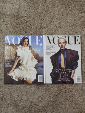 VOGUE Magazine Lot of 2 Spring, Apr 2026 Issues Featuring ROSALIA Light Speed